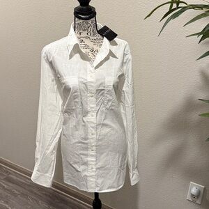 Alden Crisp White Long Sleeve Shirt